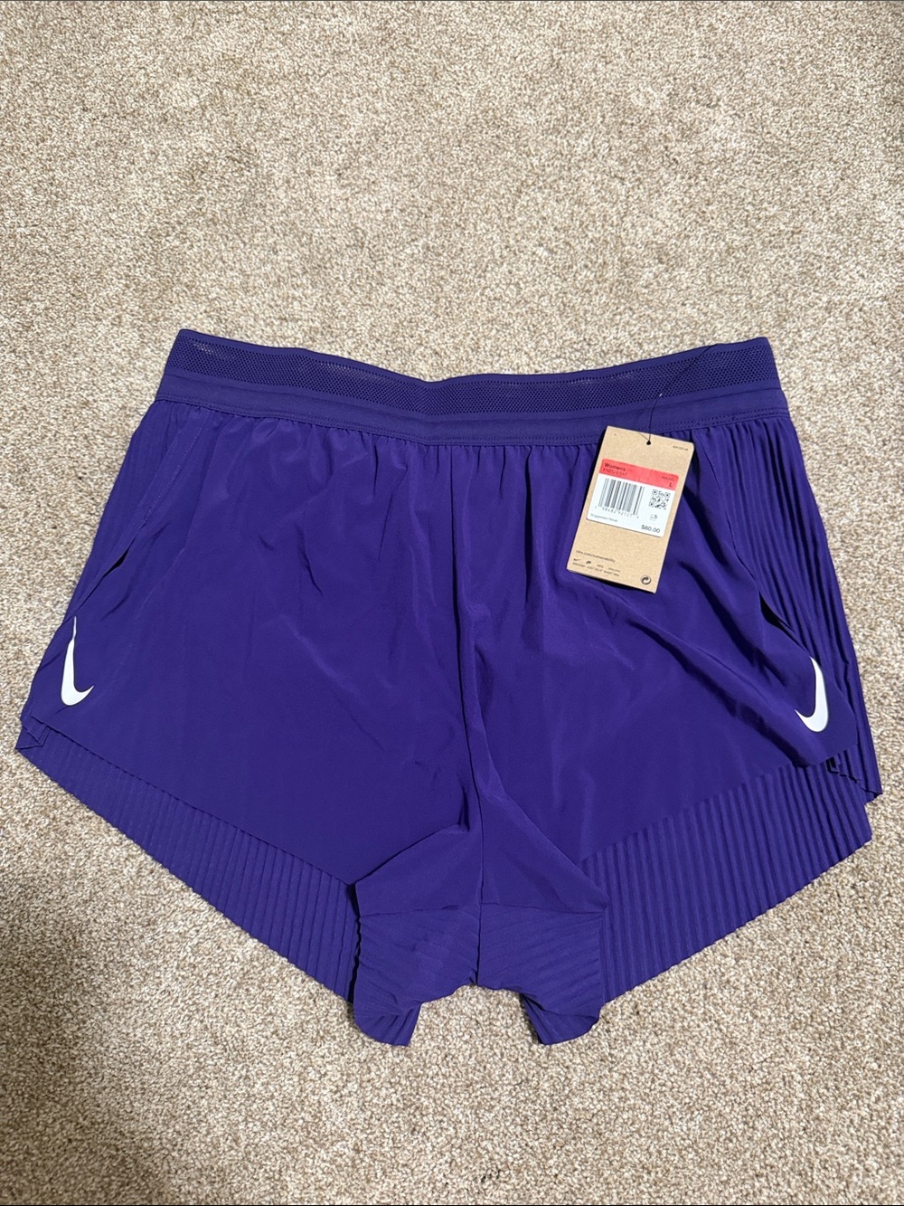 Nike Women's Purple Dri-FIT Athletic Shorts-NWT